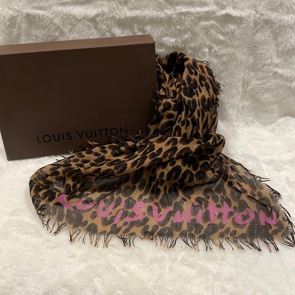 Louis Vuitton Stephen Sprouse Graffiti Scarf Wrap - Cashmere and Silk -Authentic - Picture 1 of 7